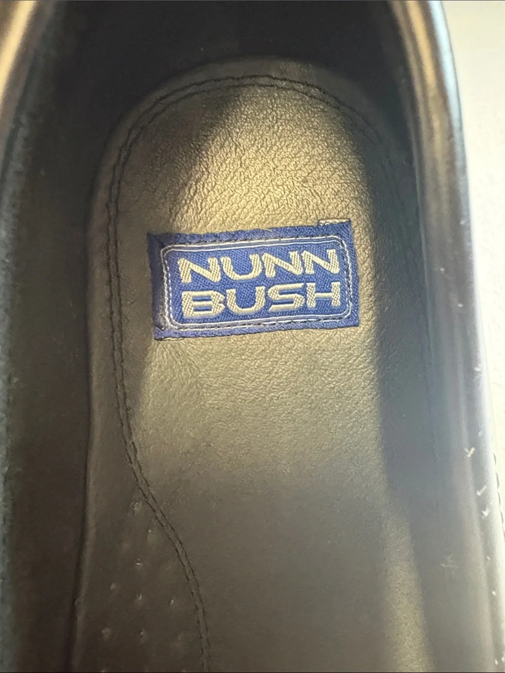 Nunn Bush Black Leather Penny Loafers